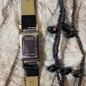 Coach | Accessories | Nwot Coach Watch And Necklace | Poshmark display picture 3